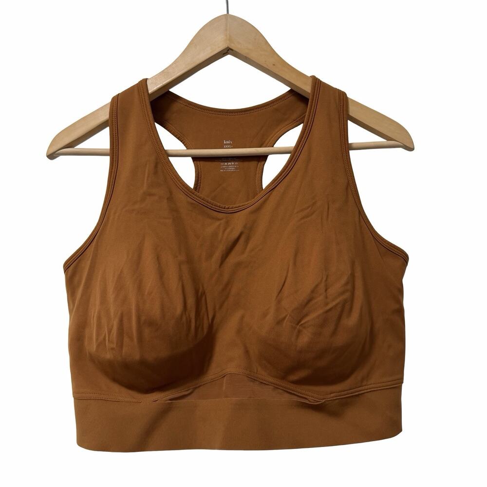 Knix Longevity Seamless Racerback Sports‎ Bra Size XXXL+ Wire Free Athletic Gym